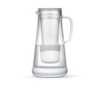 LifeStraw Home Pitcher Glass and Silicone Base 7 Cup White