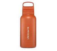 LifeStraw | Lifestraw Go 1 Litre | Stainless Steel | Kyoto Orange 1L