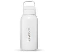 LifeStraw | Lifestraw Go 1 Litre | Stainless Steel | White | WildBounds 1L