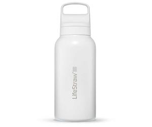 LifeStraw | Lifestraw Go 1 Litre | Stainless Steel | White | WildBounds 1L