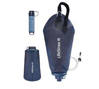 LifeStraw Peak All-in-One Portable Water Filtration System | 3-in-1 Water Filtration Kit for Hiking, Camping, Backpacking, Travel & Emergency, Removes Bacteria, Parasites & Microplastic