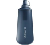 Lifestraw Peak Series 1l Collapsible Water Filter Bottle Blue