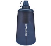 LifeStraw Peak Squeeze Collapsible Filter Bottle 650 ml - Mount Blue