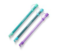 LifeStraw Sip Essential - BPA-Free Reusable Filter Drinking Straws, Removes Microplastics, Bacteria and Parasites for Travel and Everyday Use, 3-Pack
