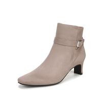LifeStride Fawn Zip Short Boots, Latte Brown, 8.5 Wide