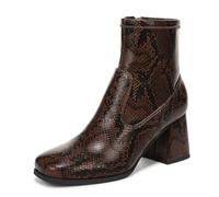 LifeStride Henny, Dark Brown Snake, 11