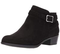 LifeStride Women's Adriana Ankle Bootie, Black Micro, 4.5 UK