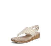 LifeStride womens Beachy, Off White Raffia, 10 Wide