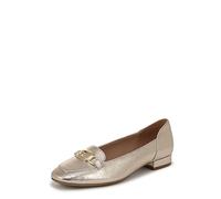LifeStride Women's Celine Loafer, Platino Gold Faux Leather, 9 Wide