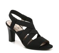 LifeStride Women's Charlotte Heeled Sandal, Black, 9 UK