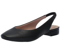 LifeStride Women's Claire Slingback Ballet Flats, Black, 8 Wide