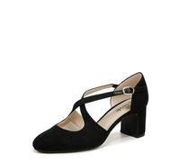 LifeStride Women's Classic Pump, Black Microfiber, 5.5 UK