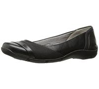 LifeStride Women's Dig Flat, Black, 7 UK