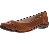 LifeStride Women's Dig Flat, Tan, 7 UK