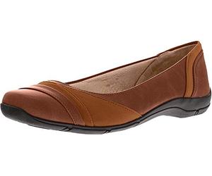 LifeStride Women's Dig Flat, Tan Multi, 4.5 UK