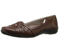 LifeStride Women's, Diverse Flats, Dark Tan, 8.5 Wide