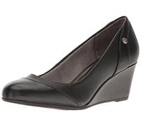 LifeStride Women's Dreams Wedge Pump, Black, 7 W US