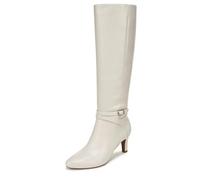 LifeStride Women's Guild Tall Knee High Boot, Bone Faux Leather, 7.5 Wide