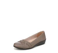 LifeStride Women's Incredible Ballet Flat, Taupe, 9 UK
