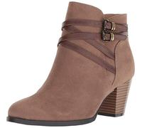 LifeStride Women's Jezebel Ankle Bootie Boot, Tan, 6 UK