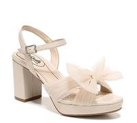 LifeStride Women's Last Dance Platform Dress Sandal Heeled, Bone, 3 UK