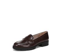 LifeStride Women's London 3 Loafer, Cognac Brown, 9.5 Wide