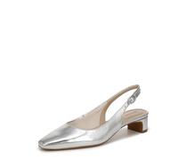 LifeStride Women's Lorena Pump, Silver Faux Leather, 6 UK