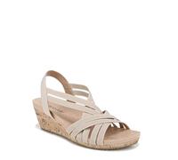 LifeStride Women's Mallory Strappy Wedge Sandals, Almond Milk, 6 UK