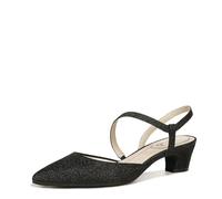 LifeStride Women's Minimalist Pump, Black Shimmer, 7 Wide