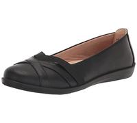 LifeStride Women's Northern Ballet Flat, Black, 7 UK