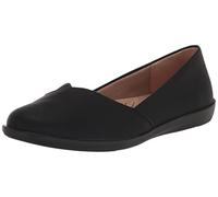 LifeStride Women's Notorious Ballet Flat, Black, 6 UK