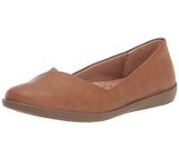 LifeStride Women's Notorious Ballet Flat, Tan, 7.5 UK