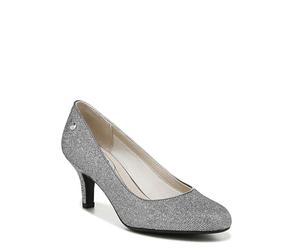 LifeStride Women's Parigi, Pewter Shimmer Fabric, 9 Wide