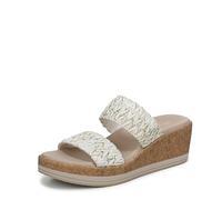 LifeStride womens Resort, White/Gold, 8.5