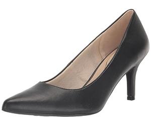 LifeStride Women's, Sevyn Pump, Black Smooth, 6.5 Wide