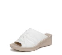 Bzees For Lifestride Women's Smile 3 Slide Sandal, Bright White, 9 UK