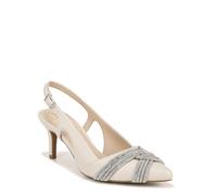 LifeStride Women's Social Event Slingback Dress Pump, Bone, 7 UK