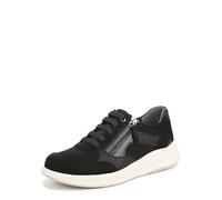 LifeStride Women's Team Player Sneaker, Black/Snake Multi, 9 Wide