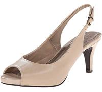 LifeStride Women's Teller Pump, Taupe, 7 Wide