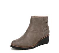 LifeStride Women's Zariah Ankle Boot, Ash Grey Faux Leather, 6 UK