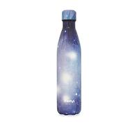 LIFESTYL. Stainless Steel Water Bottle | 24 Hrs Cold&12 Hrs Hot| Thermoshield Technology Vacuum Insulated Metal, Leak-Proof, Hike, Walks, Gym, Yoga, Cycling (Galaxy Light Blue, 1000, Milliliters)