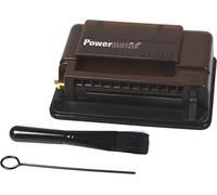 Lifestyle-Ambiente Powermatic Mini Cigarette Maker Special Edition Black/Brown with Brush and Cleaning Rod