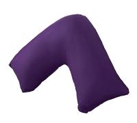 Lifestyle comfort ltd LSC Pregnancy V Pillow with Polycotton Pillowcase Orthopedic V Shaped Pillow for Maternity Nursing & Body Support Comfortable Support for Head Neck Back & Legs (Purple)