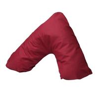 Lifestyle comfort ltd LSC Pregnancy V Pillow with Polycotton Pillowcase Orthopedic V Shaped Pillow for Maternity Nursing & Body Support Comfortable Support for Head Neck Back & Legs (Burgundy)