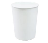 Lifestyle comfort ltd LSC Round Trash Can Bin Lightweight & Sturdy Plastic 5L Waste Paper Bin for Office Kitchen Bedroom & Bathroom Waste Basket Garbage Can Home Office Accessories (PACK OF1, WHITE)