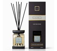 Lifestyle Home Collection Luxury Square Reed Diffuser | Fig Citrine 500ml Long Lasting Home Fragrance Diffuser | Sticks & Base Tray | Fig Bergamot Mandarin | Elegant Room Diffusers Gift for Women