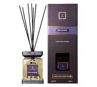Lifestyle Home Collection Luxury Square Reed Diffuser | Oud Sapphire 250ml Long Lasting Home Fragrance Diffuser | Sticks & Base Tray | Vetiver Cherry Leather | Elegant Room Diffusers Gift for Women