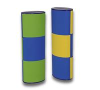 Lifestyle-Optik Zauberetui Logic Glasses Case Medium Long Bi-Colour 14113 with Colour Change in Green/Blue/Yellow/Blue Rotates 180 Degrees