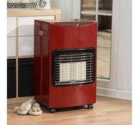 Quest Large Gas Cabinet Heater (Fire Red) - Red/Heat1, RED/HEAT1 One Size
