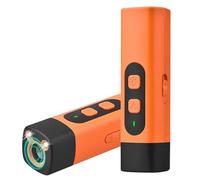 Lifesuny Ultrasonic Dog Repeller, The BarkShield Pro, 2025 New Bark Shield Anti Barking Device, Dog Bark Deterrent Devices with LED Flashlight, Portable Dog Training Device for Indoor Outdoor (Orange)